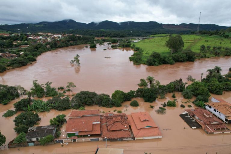 Floods in Brumadinho, Minas Gerais, Brazil, January 2021.