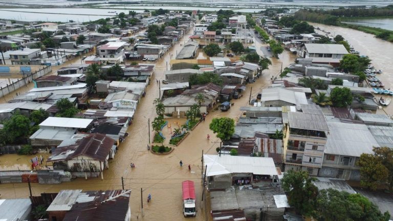 Floods in Balao, Guayas, Ecuador, January 2022