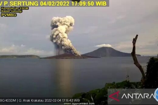 Mount Anak Krakatau eruption
