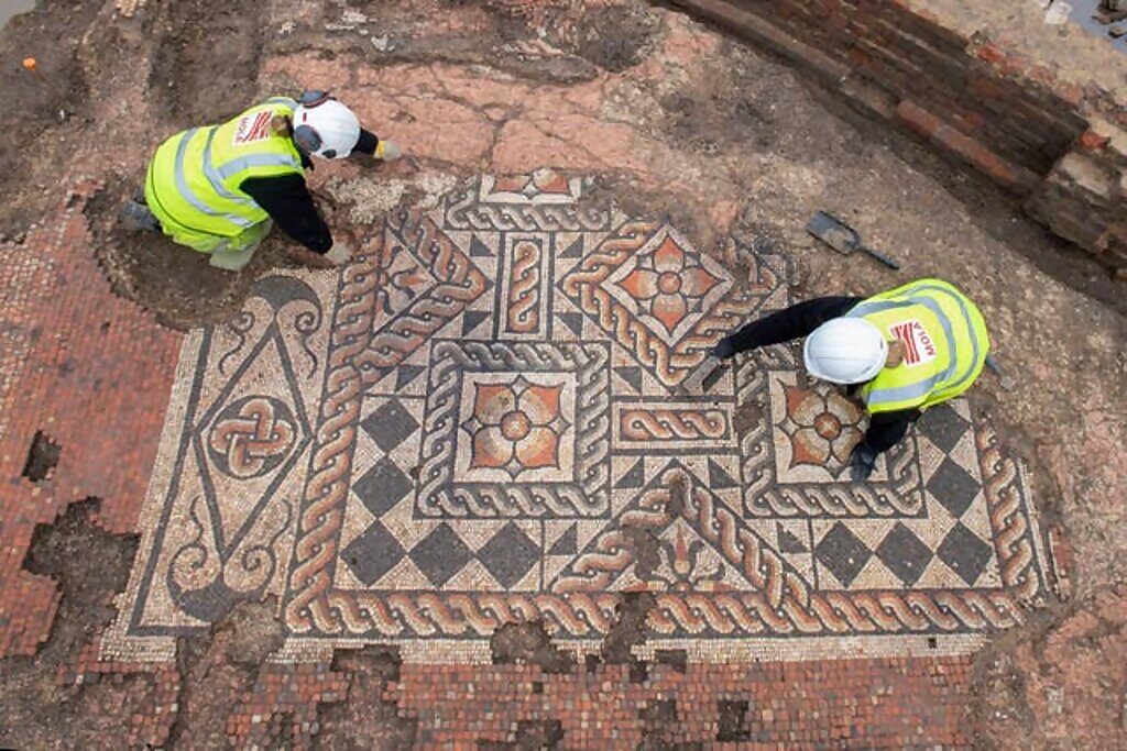 roman mosaic london
