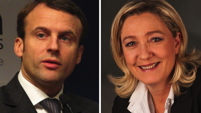 macron i lepen