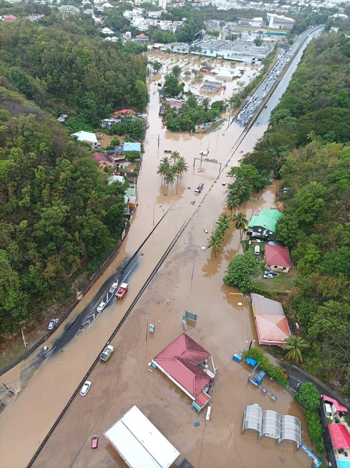 Floods in Guadeloupe, April 2022