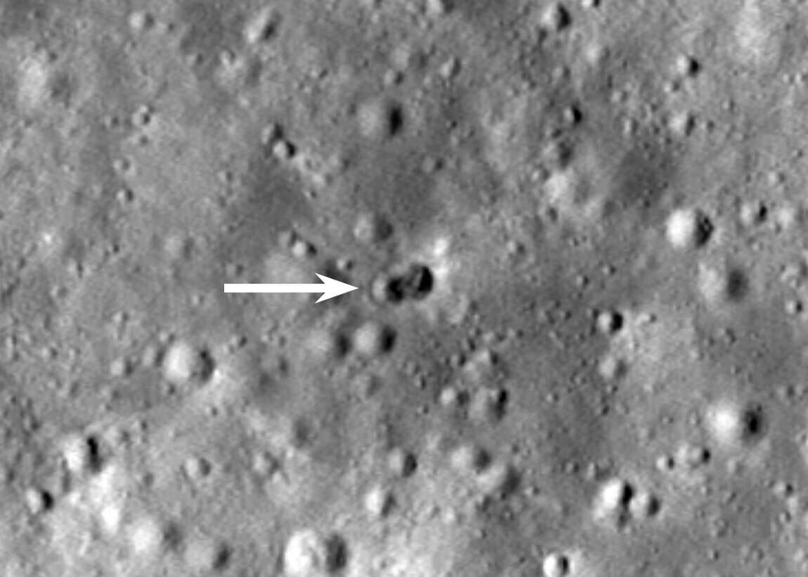 mystery rocket crash moon