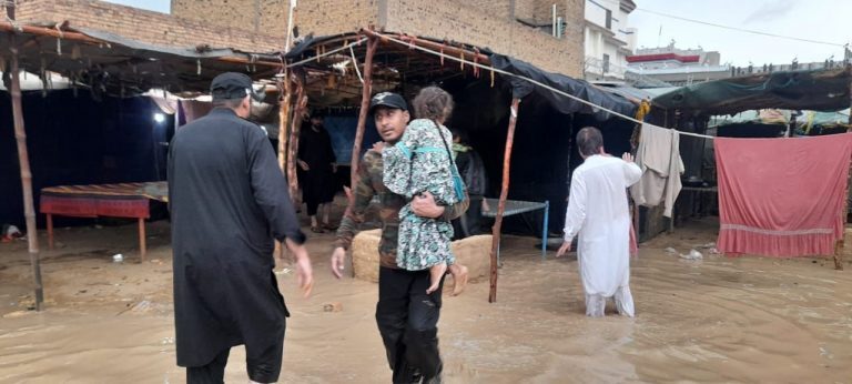 Floods in Quetta, Balochistan, Pakistan, July 2022