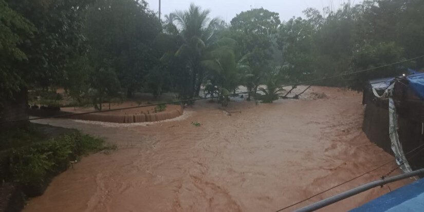 Floods in Ambon City, Maluku, Indonesia 08 July 2022