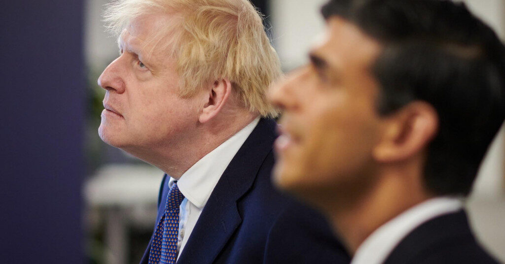 Boris Johnson i Rishi Sunak