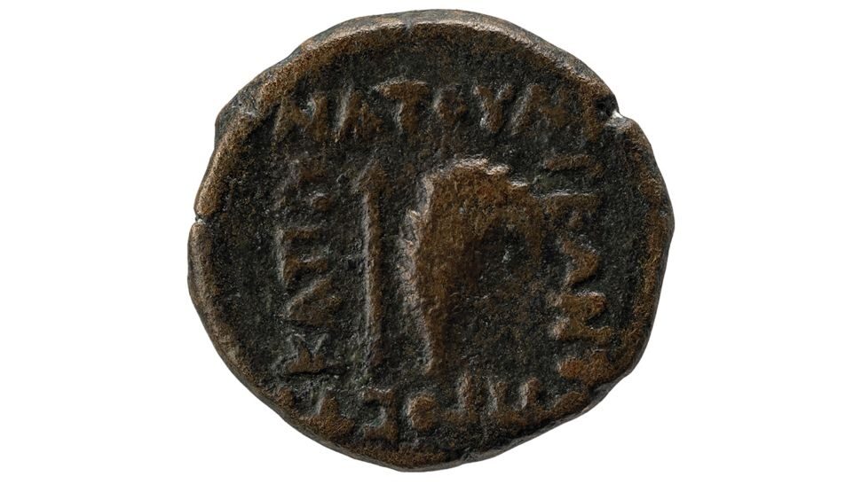 The reverse side of a coin of Natounia.