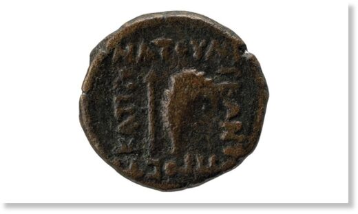 Klikni za povećanje The reverse side of a coin of Natounia.