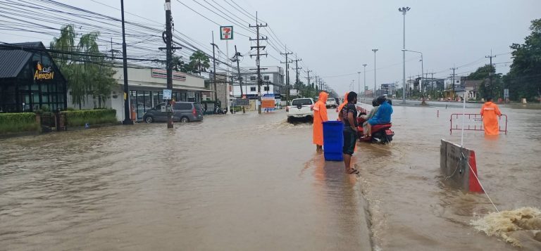 Floods in Thailand, July 2022.