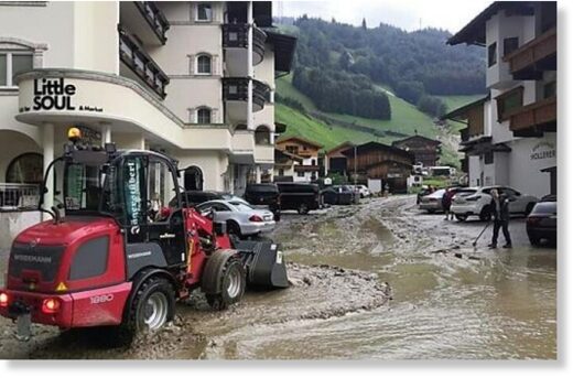 Severe weather leads to mudslides and flooding in Tyrol – Austria