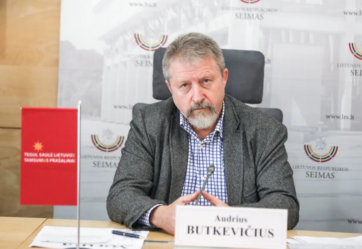 Lithuanian ex-Minister of Defense Audrius Butkevičius