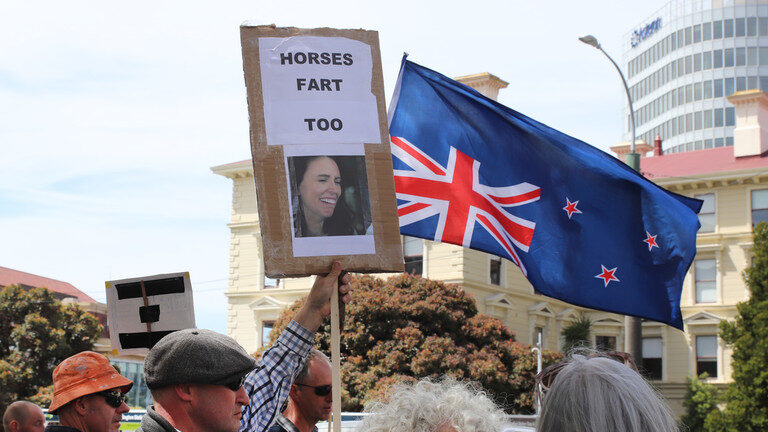 New Zealand protest