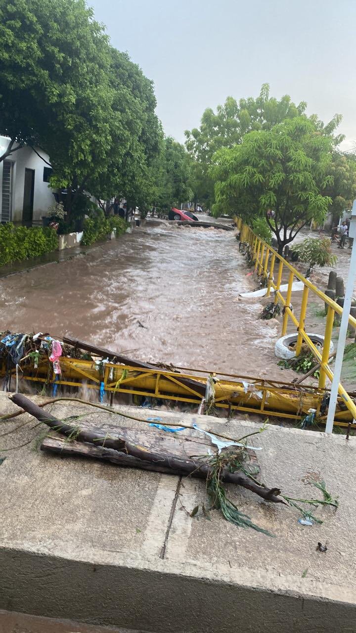 Floods in Bosconia, Cesar, Colombia,