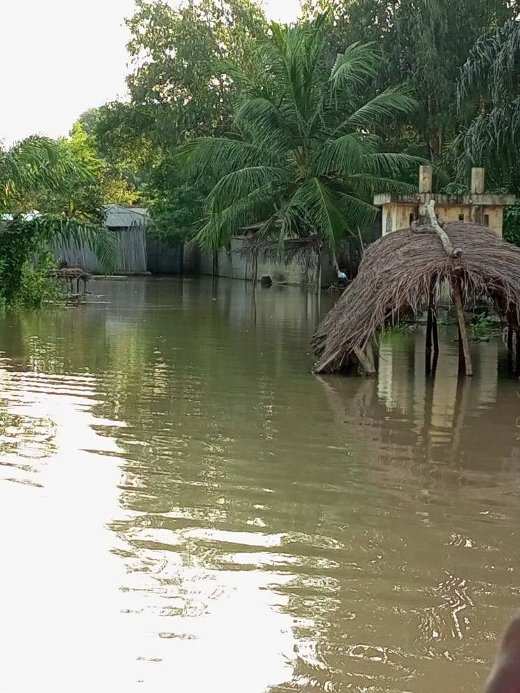 Floods in Adhamè in Benin, September 2022.