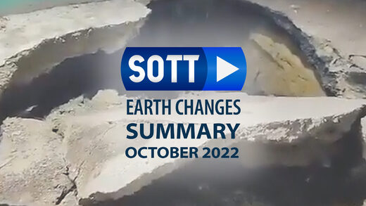 SOTT video sažetak zemaljskih promjena - listopad 2022.: Ekstremno vrijeme, planetarno previranje, meteorske vatrene kugle