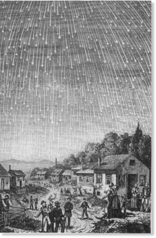 meteorska kiša Leonida 12. studenog 1833.
