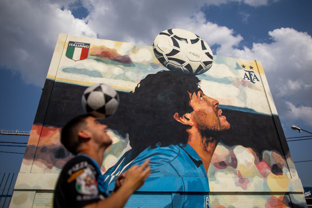 Maradonin grafit u Napulju