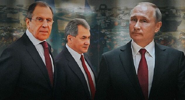 Klikni za povećanje Putin, Šojgu, Lavrov