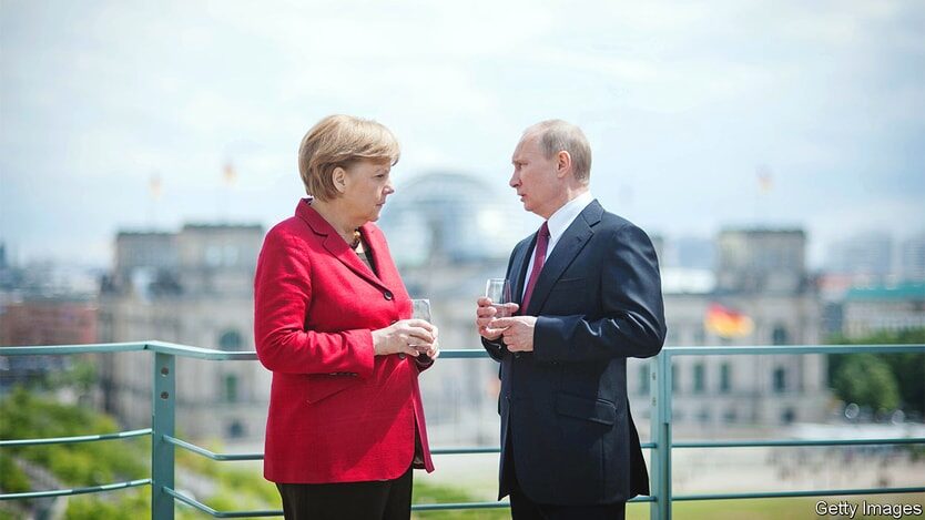 merkel i Putin