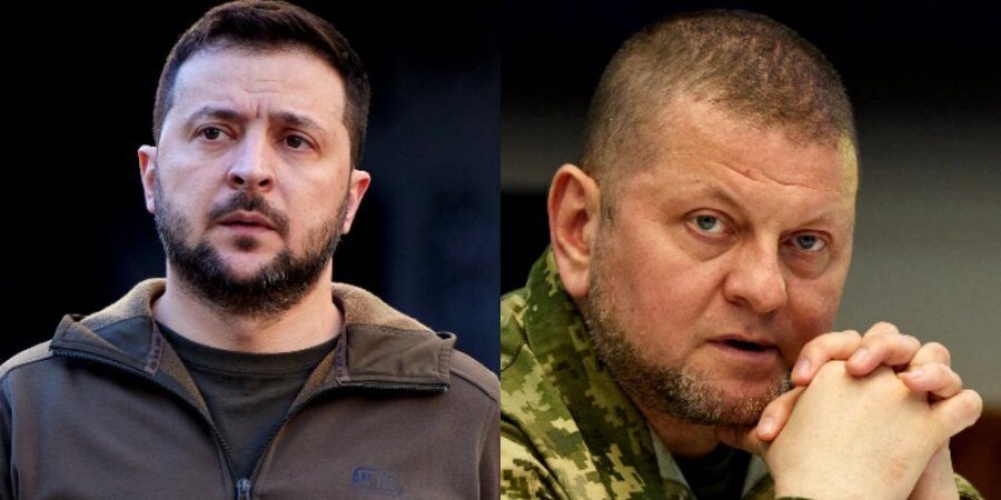 Volodimir Zelenski i Valerij Zalužni