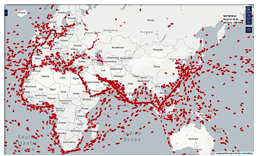 tanker map