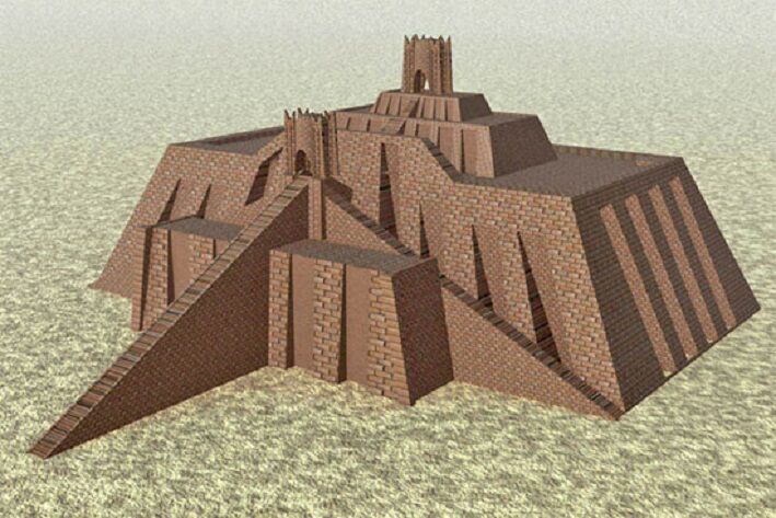 Rekonstrukcija zigurata iz Ura