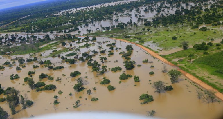 Floods in Zambia, 27 January 2023.