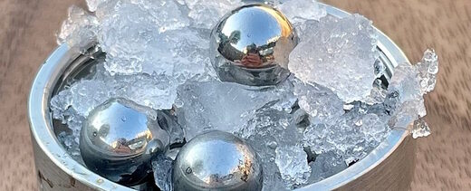 ice steel balls experiment