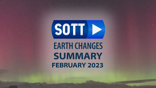 SOTT video sažetak zemaljskih promjena - veljača 2023.: Ekstremno vrijeme, planetarno previranje, meteorske vatrene kugle