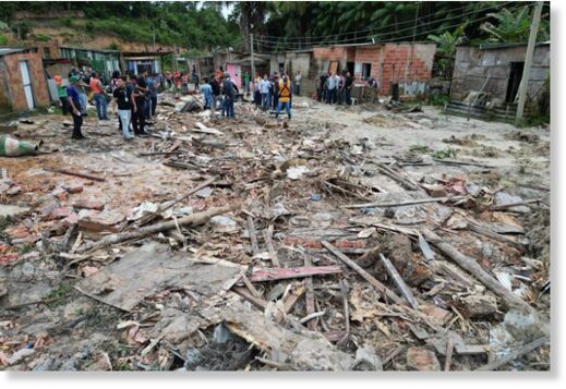 After the landslide in the Jorge Teixeira neighbourhood of Manaus, Brazil, March 2023.