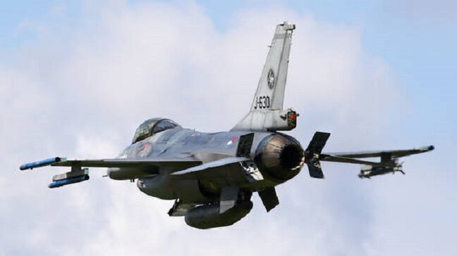 Klikni za povećanje Nizozemski borbeni zrakoplov F-16