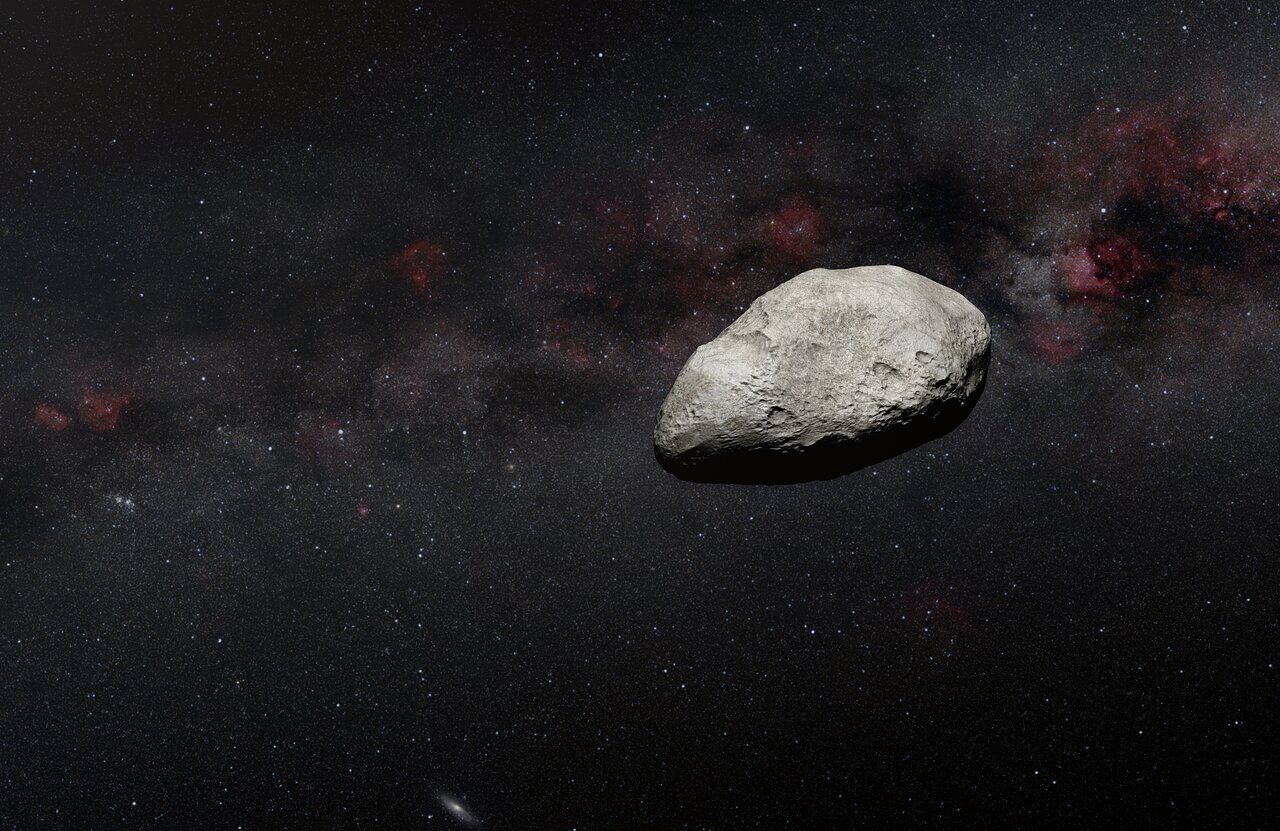 Ilustracija asteroida (umjetnički dojam)