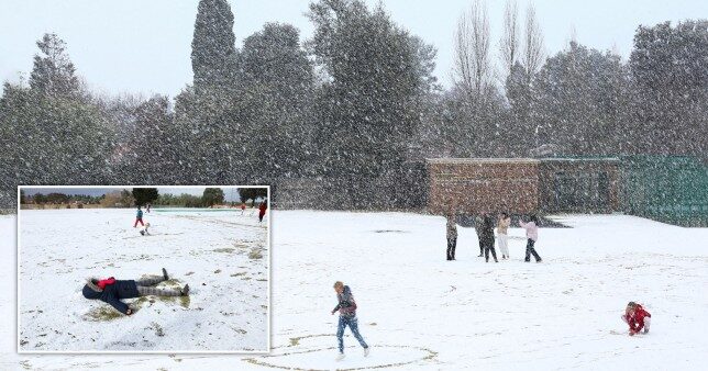 For some children under the age of 11, this will be the first time they have ever seen snow