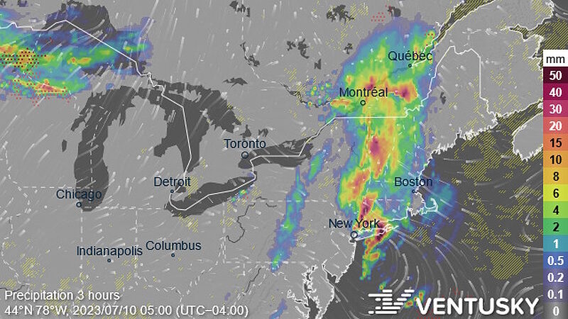 rainstorm flooding north east united states
