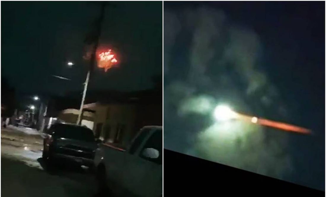 Fireball  is seen in Colima