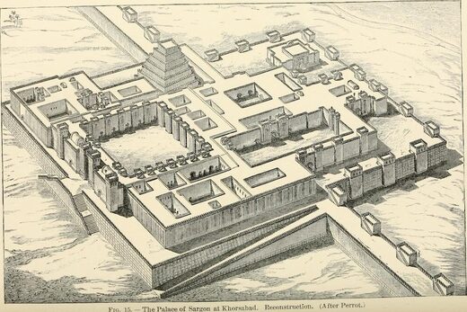Citadel of Sargon II at Khorsabad.