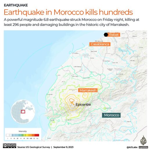 potres maroko
