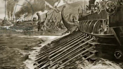 The Naval Battle Of Aegospotami Hellespont