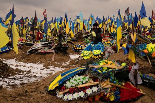 cemetery war dead ukraine