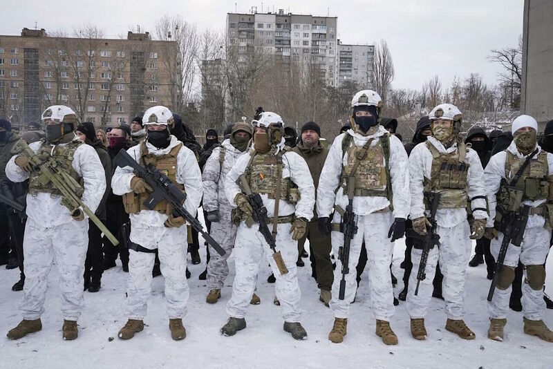 Ukrainian commandoes afu cia soldiers winter gear
