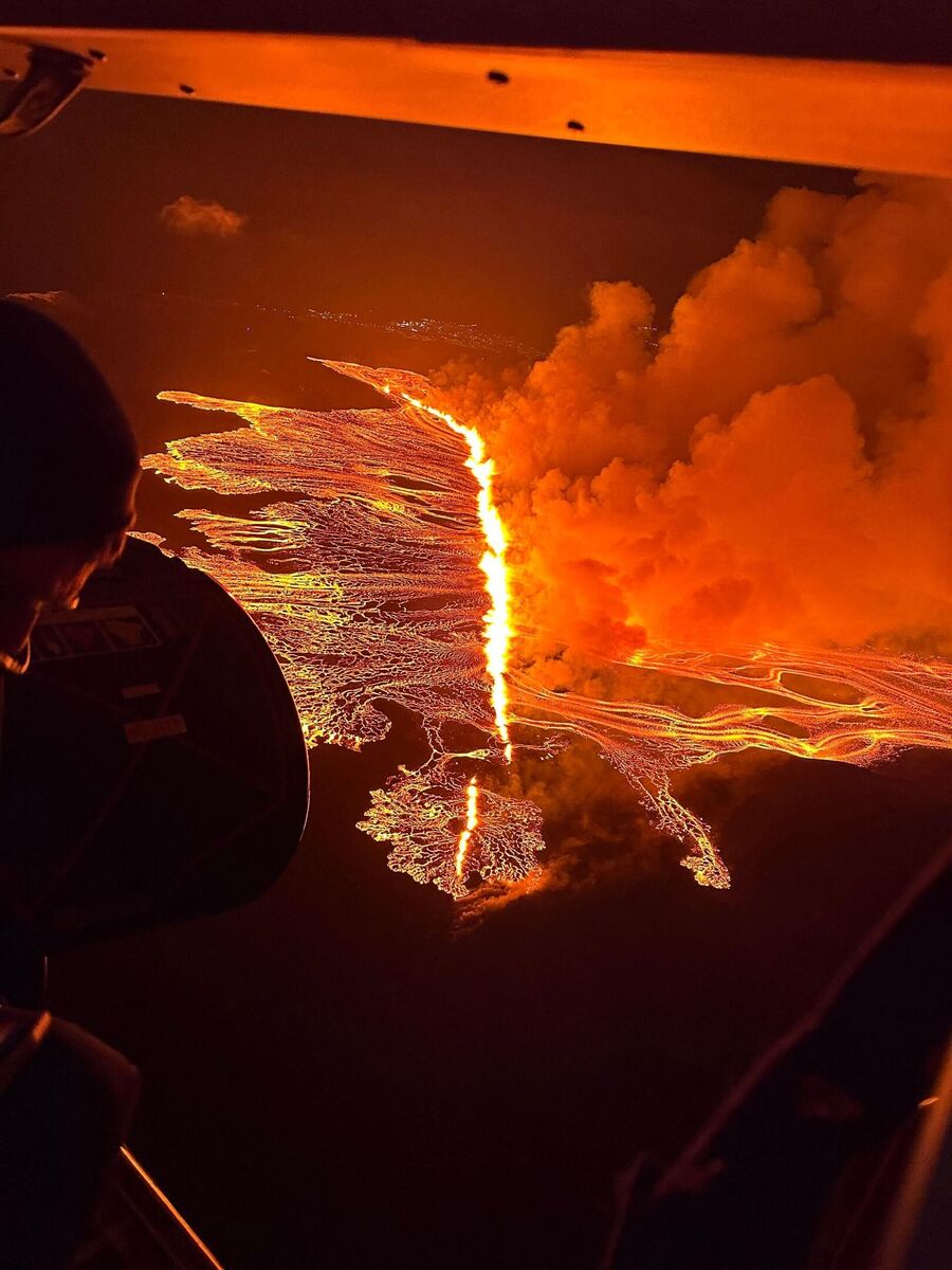 Vulkanska erupcija na poluotoku Reykjanes