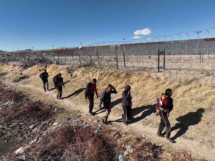 Ilegalni migranti na meksičko-američkoj granici