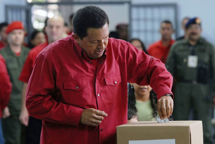 Hugo Chavez na izborima 2007.