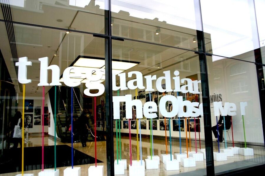 Guardianov ured u Londonu, 2010.