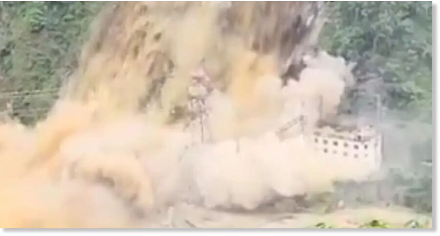 A devastating landslide in Sikkim, India, severely impacted the NHPC's 510 MW Teesta-V Power Station on August 20