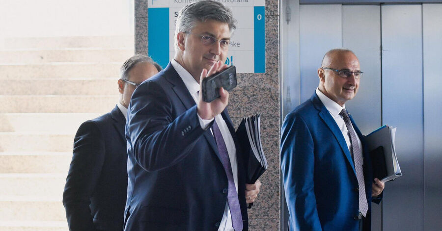 Andrej Plenković i Gordan Grlić Radman