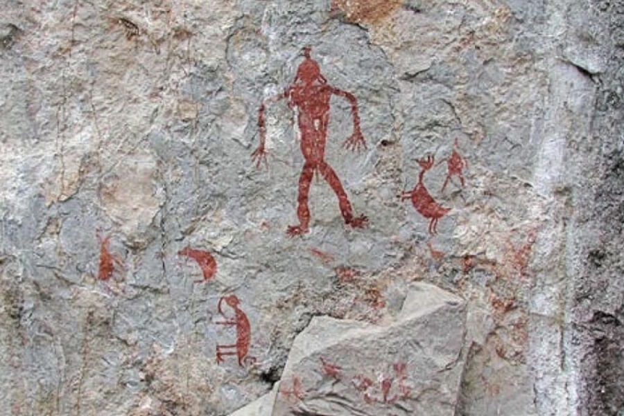 rock paintings art brazil