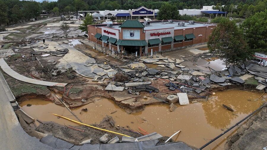 asheville flood hurricane helene