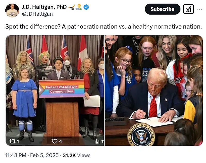 tweet normal pathological politics white house