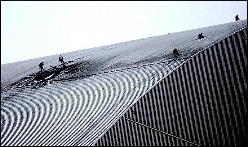 guys on roof